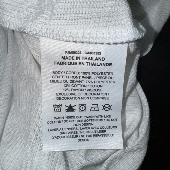 NWT Nike Girl’s Lightweight Training Tank Size Small Blue and White - Picture 3 of 8